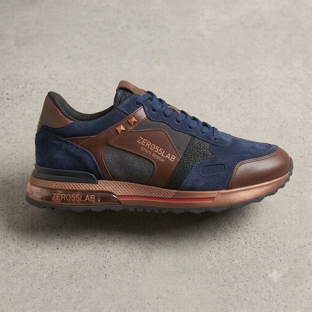 ZERO55LAB - Sneaker Hybrid Camoscio & Pelle Limited Edition - Magazzino 55 Firenze