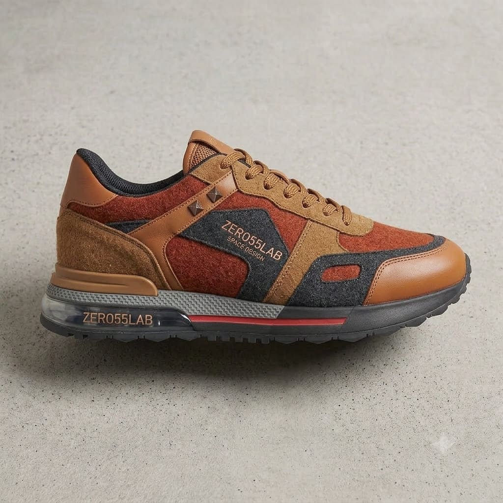 ZERO55LAB - Sneaker Hybrid Camoscio & Pelle Limited Edition - Magazzino 55 Firenze