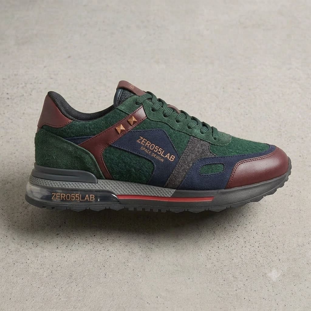ZERO55LAB - Sneaker Hybrid Camoscio & Pelle Limited Edition - Magazzino 55 Firenze